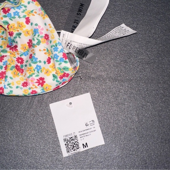 NWT Forever 21 Womens Floral Underwire Bikini Top - Picture 3 of 6